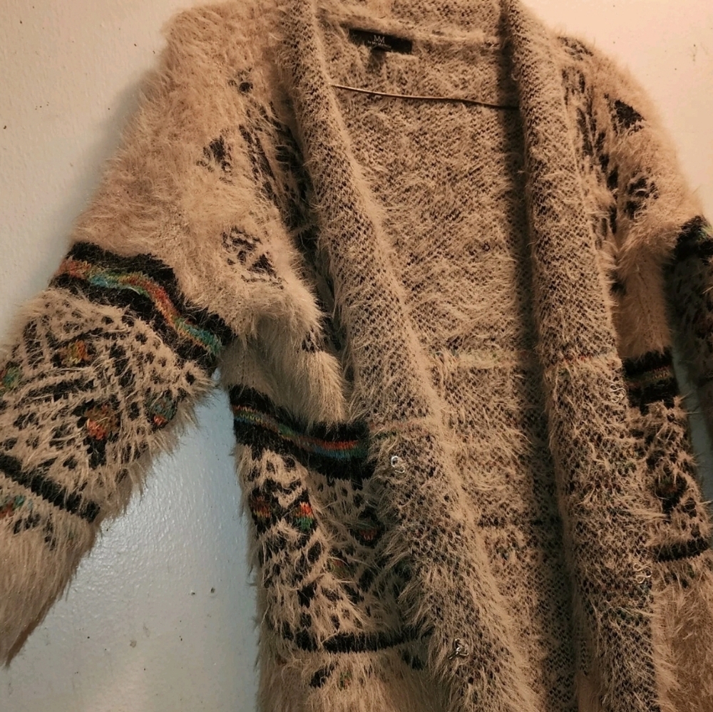 MM by My Michelle Cardigan~Size Small~Soft Long Sleeve~Aztec Design